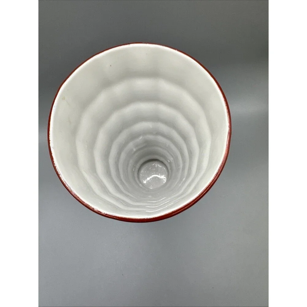 TA Tashiro Shoten Hand Painted Art Deco Porcelain Vase VTG Japan 7.25” 1920-40s.